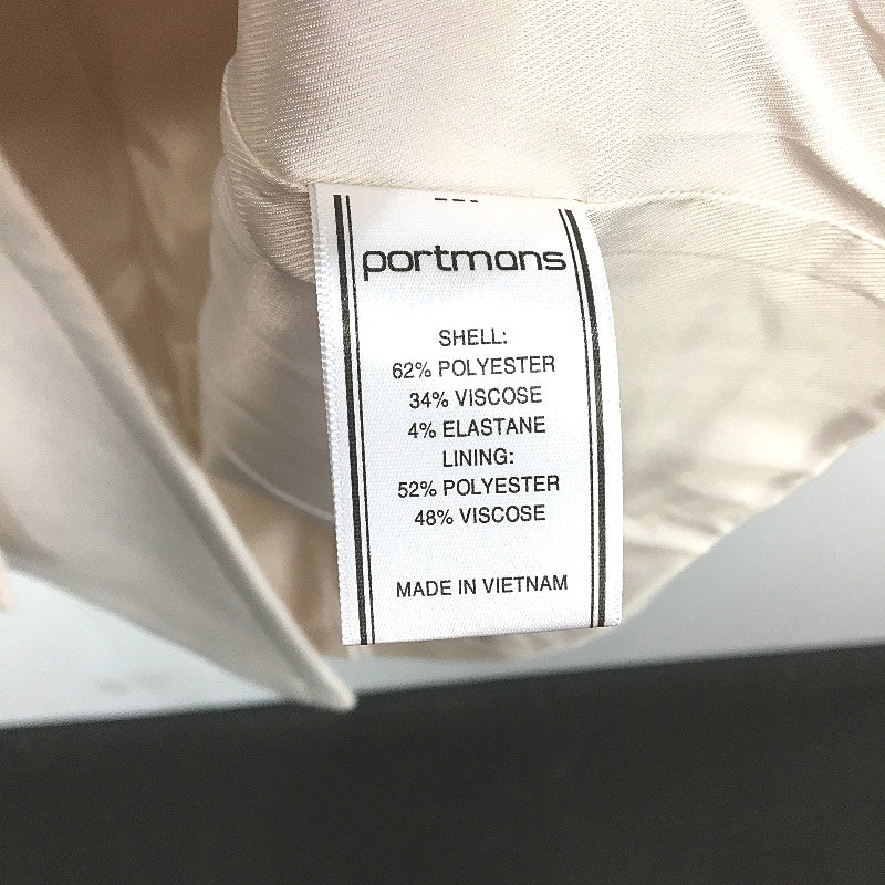 Portmans Winter White Button Up Belted Wynter Wrap Coat Ladies Sze 8 NEW