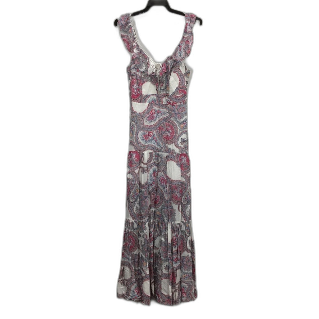 Forever New Multicoloured Patterned Tie Front Maxi Dress Ladies Size AU 6