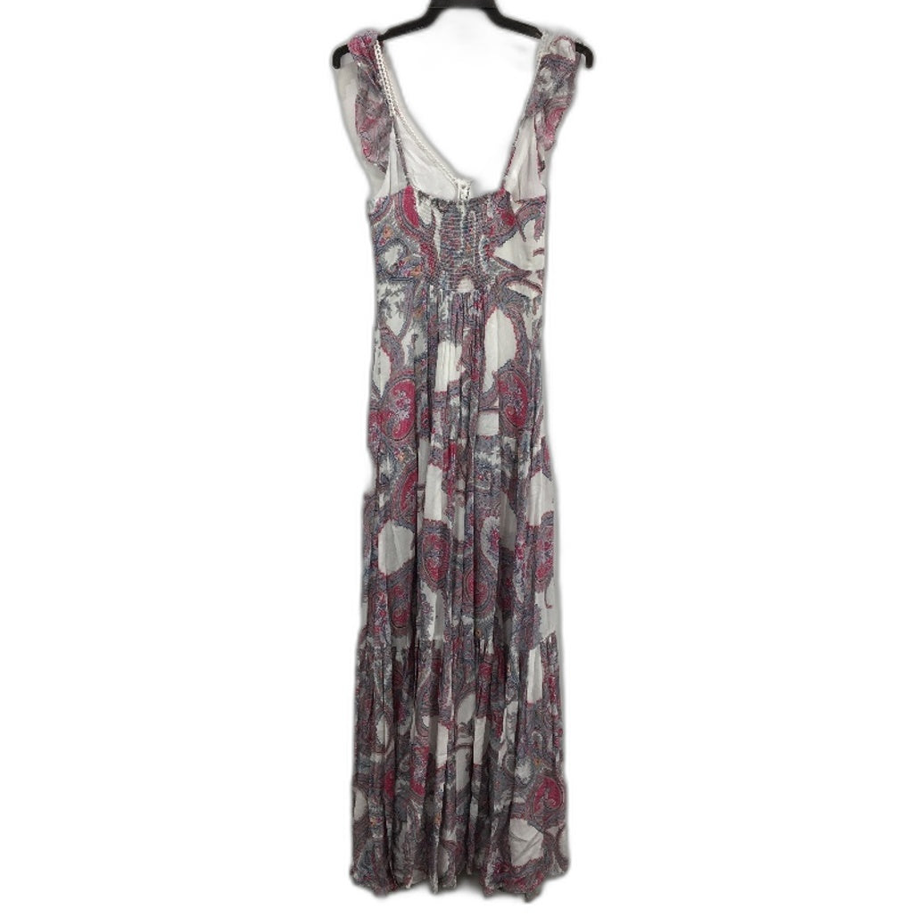 Forever New Multicoloured Patterned Tie Front Maxi Dress Ladies Size AU 6