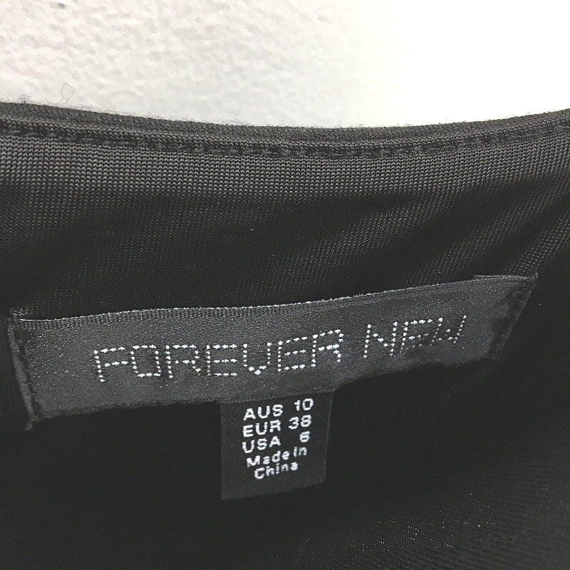 Forever New Black Sleek Classy Spaghetti Strap Long Jumpsuit Ladies Size AU 10