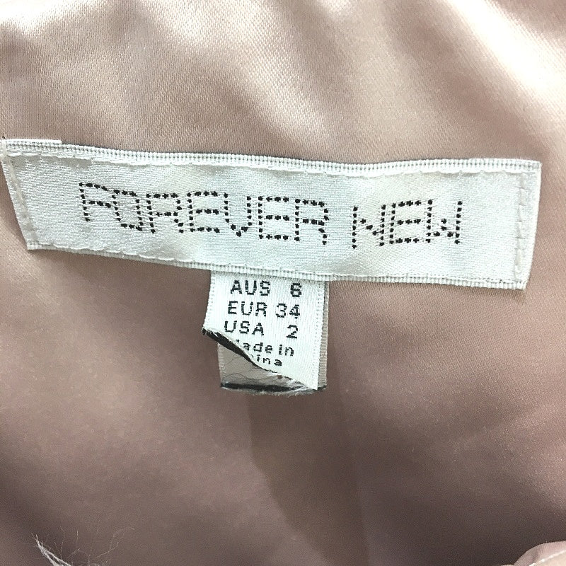 Forever New Beige One-Shoulder Bodycon Plain Midi Dress Ladies Size AU 6