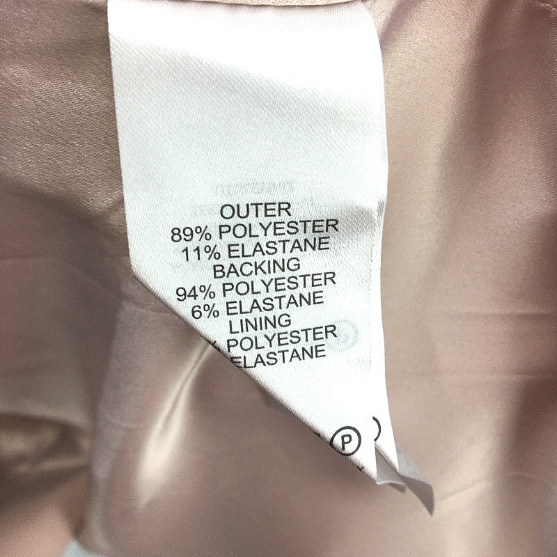 Forever New Beige One-Shoulder Bodycon Plain Midi Dress Ladies Size AU 6