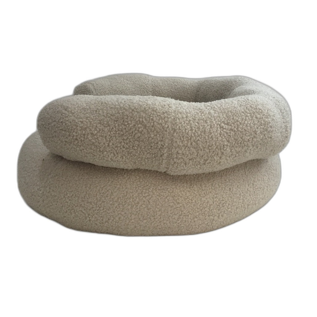 Petplay Beige Pet Sofa Soft Cozy Fluffy Dog & Cat Chair 60 x 58 x 29cm NEW