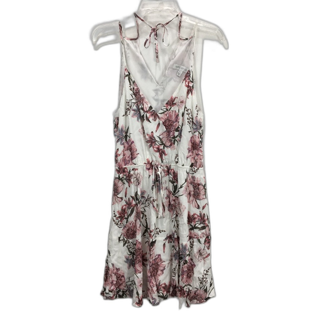 Forever New Floral Flowy Patterned Tie-Up Mini Dress Ladies Size AU 10