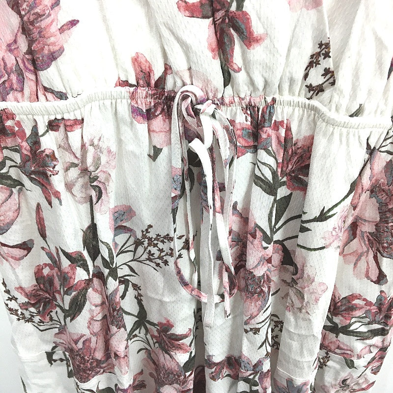 Forever New Floral Flowy Patterned Tie-Up Mini Dress Ladies Size AU 10
