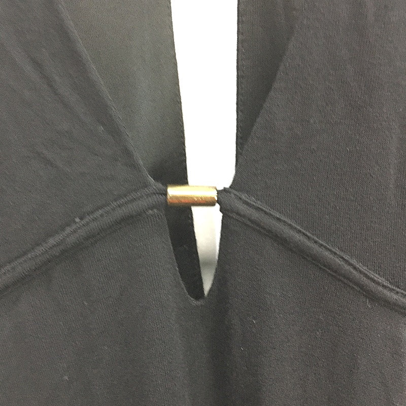 Forever New Black Stretchy Open Back Double Split Maxi Dress Ladies Size AU 10