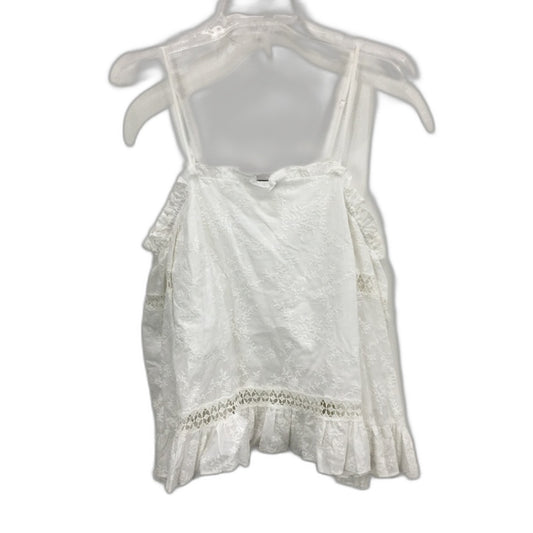 Forever New White Long Sleeve Floral Embroidered Top Ladies Size AU 8