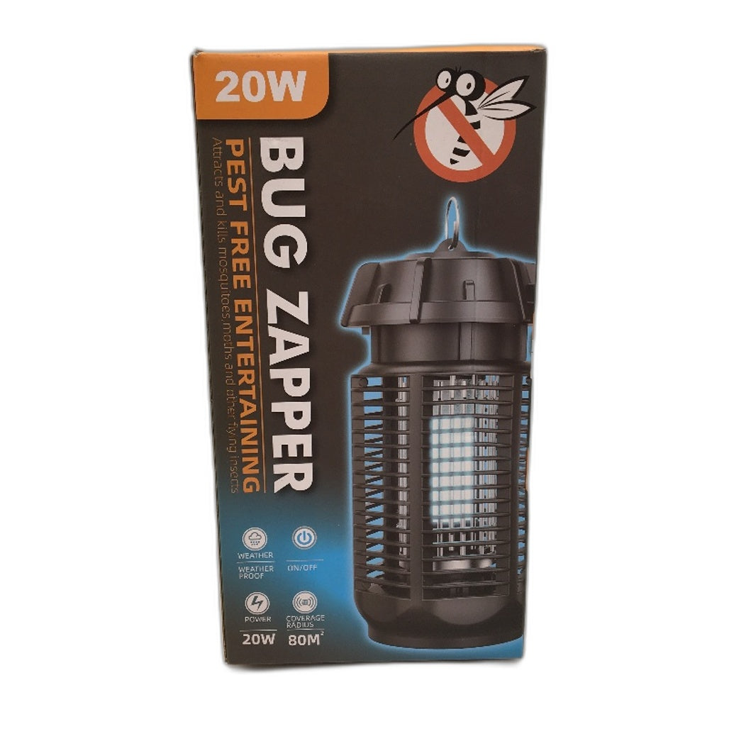 Roshin Black 360 Degree Electric Bug Zapper Indoor & Outdoor Pest Remover NEW