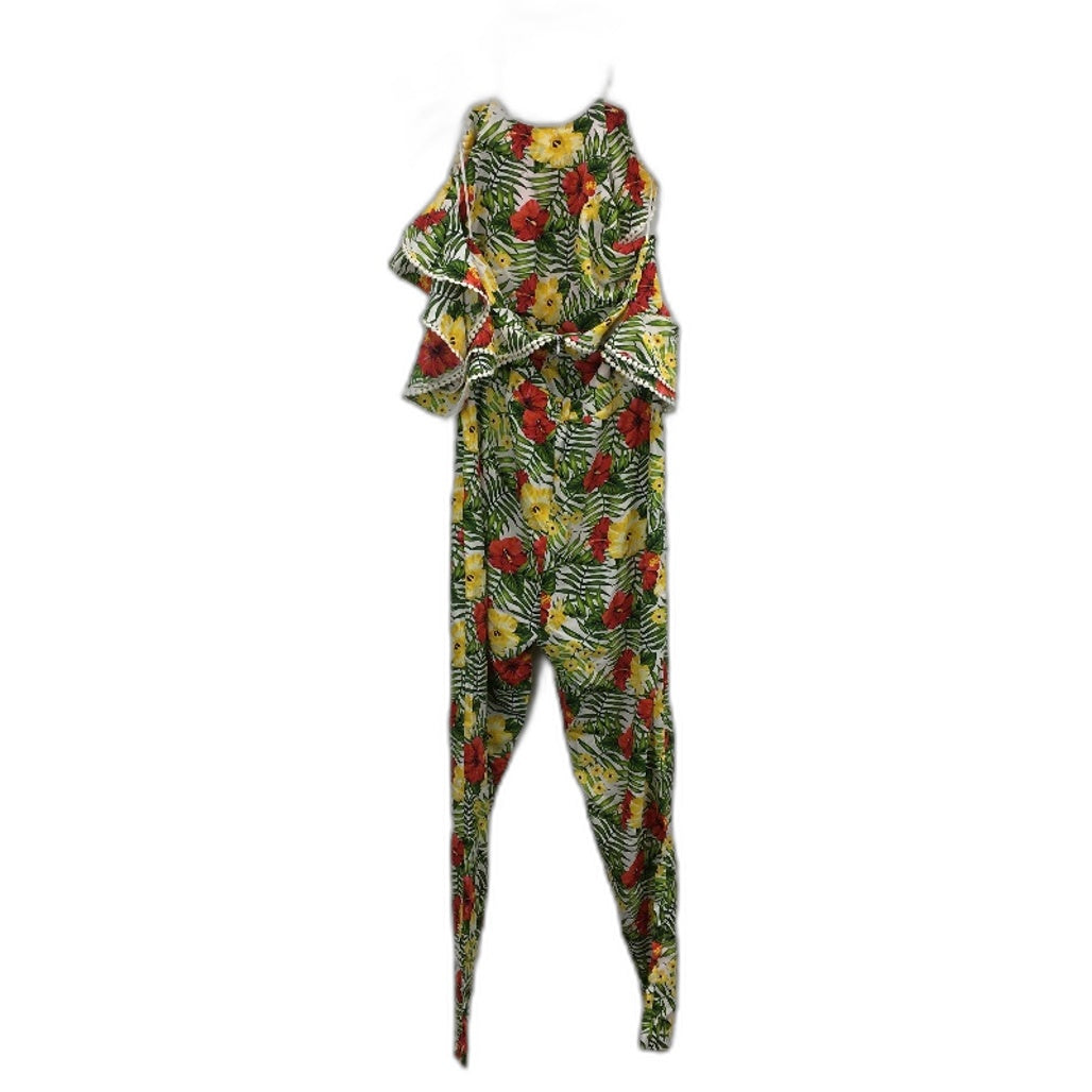 XOXO Multicoloured Tropical Floral Patterned Jumpsuit Ladies Size Medium NEW