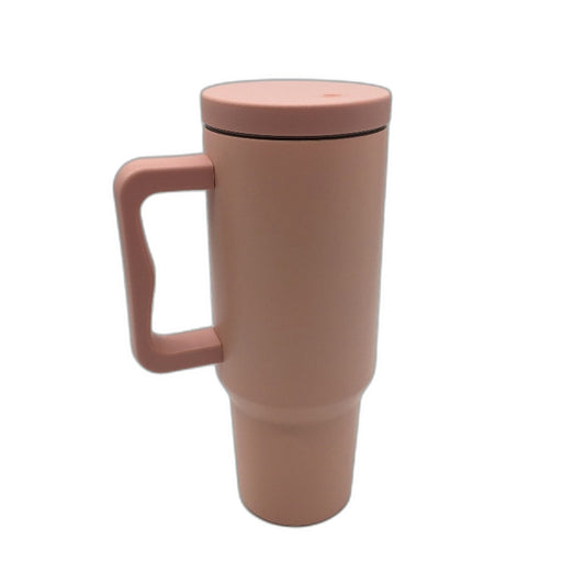 Hydrax 1180ml Stainless Steel Pink Tumbler With Straw Daily Life Essential NEW