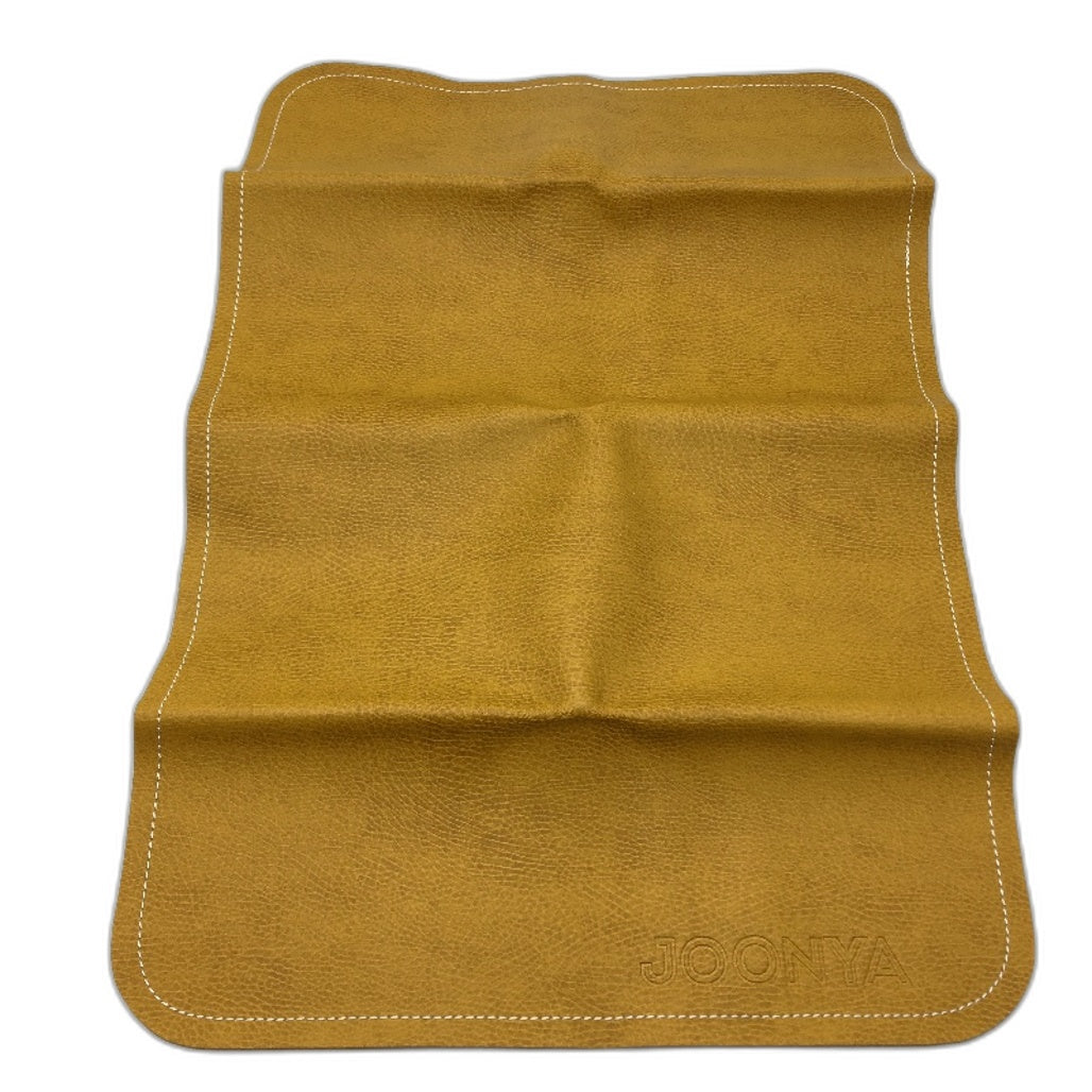 Joonya Feel Good Vegan Non Toxic Leather Baby Change Mat Mustard NEW