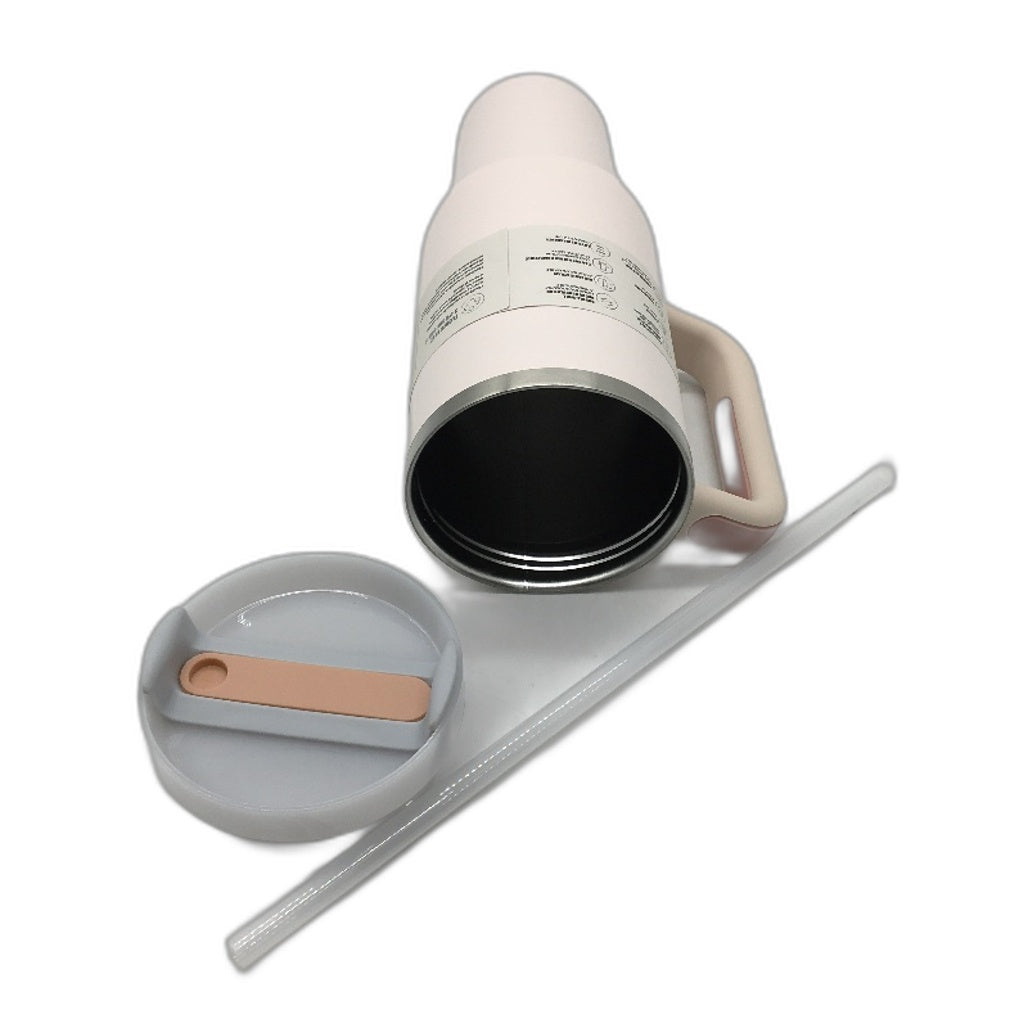 Lomosi The Quencher H2.0 Flowstate Tumbler Pink 1 Hrs Cold 7 Hrs Hot 1.18L NEW