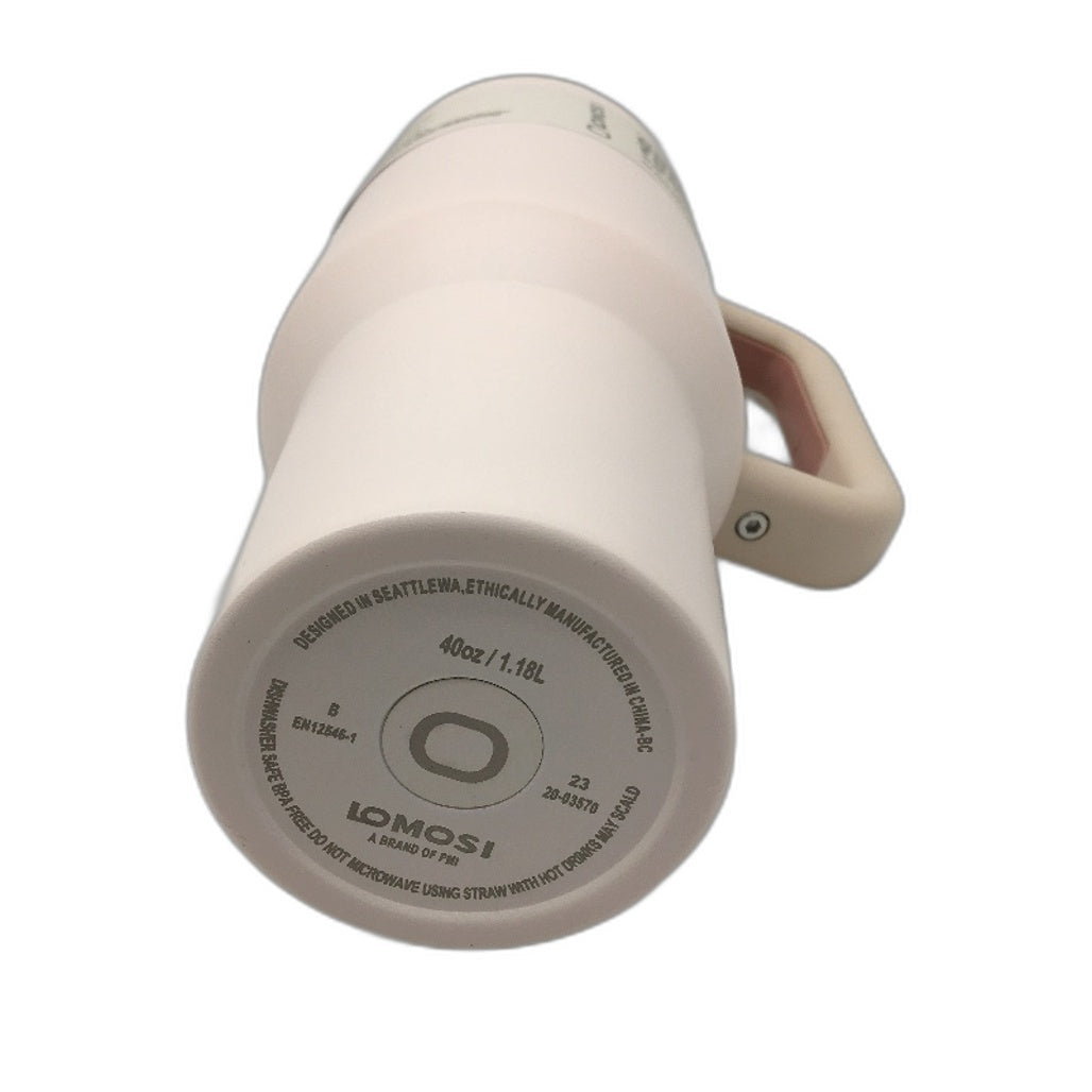 Lomosi The Quencher H2.0 Flowstate Tumbler Pink 1 Hrs Cold 7 Hrs Hot 1.18L NEW