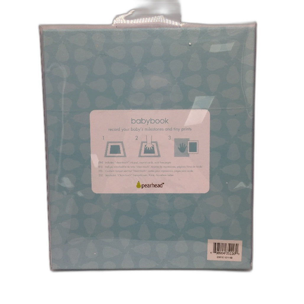 Pearhead & Tiny Ideas 2 Pack Baby Memory Book & Photo Prop Age Blocks NEW