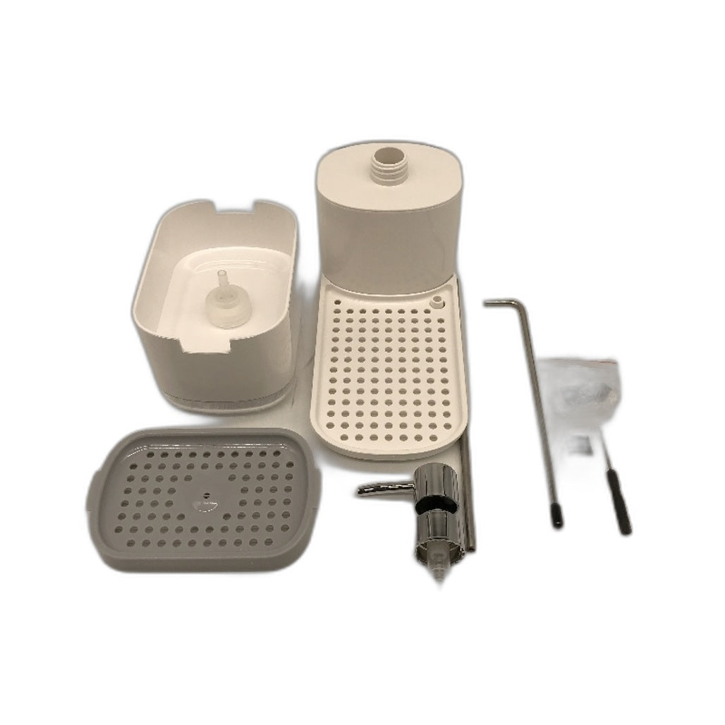 Hygenic Soap Dispenser Organised Storage Hang Damp Cloths Drain Design NEW