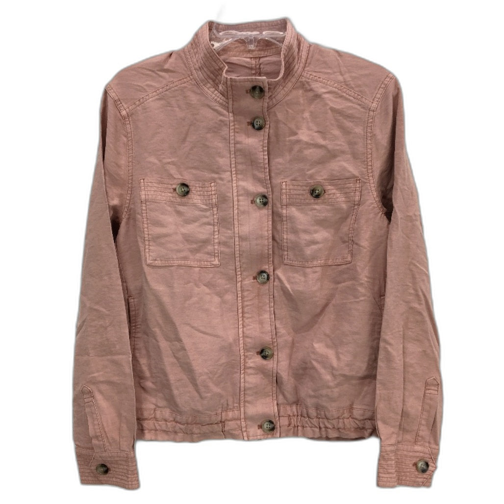 Just Jeans Madison Short Zip Through Pink Anorak Jacket Ladies Size AU 10 NEW