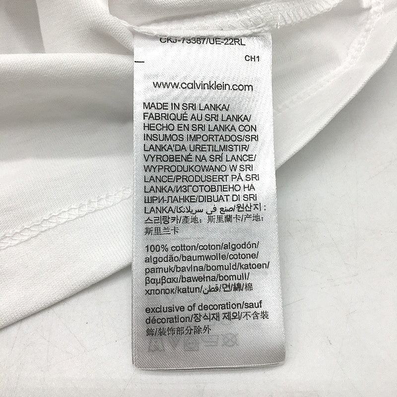 Calvin Klein Jeans Institutional Basic White Crew T-Shirt Boys Size AU 8 NEW