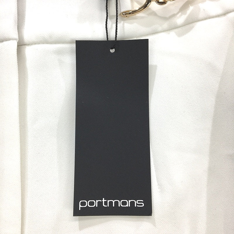 Portmans Soho South High Rise Gold Chain White Culotte Ladies Size AU 6 NEW