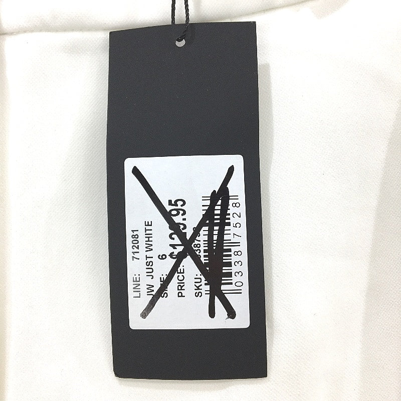 Portmans Soho South High Rise Gold Chain White Culotte Ladies Size AU 6 NEW