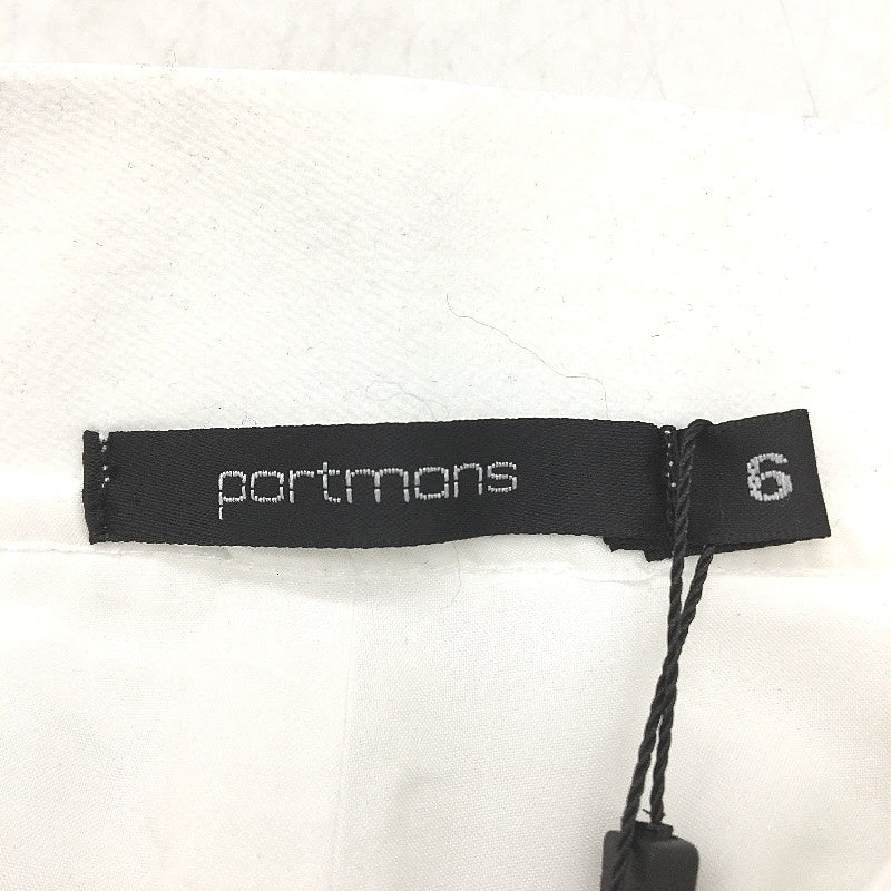 Portmans Soho South High Rise Gold Chain White Culotte Ladies Size AU 6 NEW