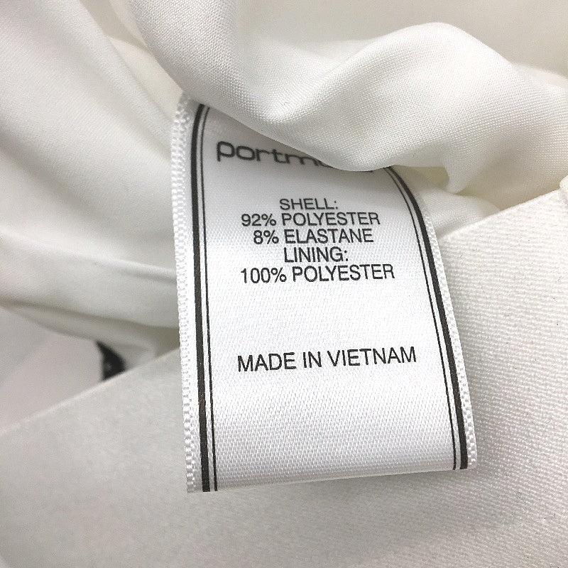 Portmans Soho South High Rise Gold Chain White Culotte Ladies Size AU 6 NEW