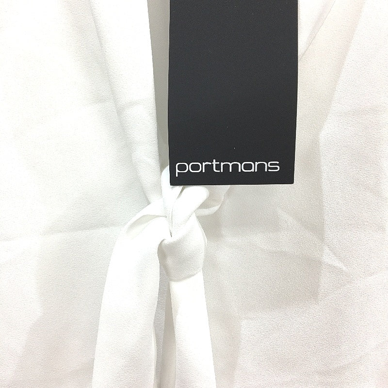 Portmans Delilah Tie Neck Sleeveless Ivory White Top Ladies Size AU 8 NEW