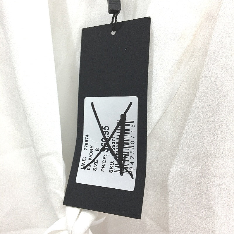 Portmans Delilah Tie Neck Sleeveless Ivory White Top Ladies Size AU 8 NEW