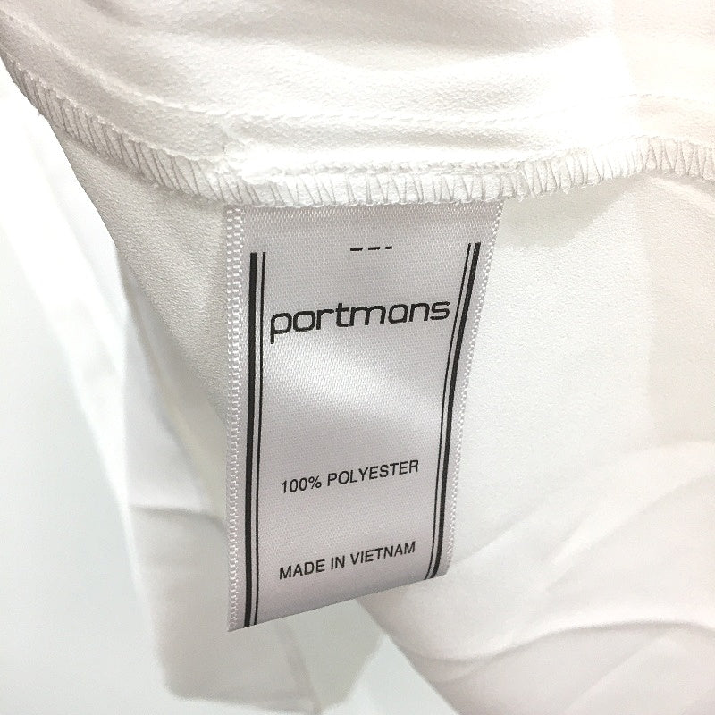 Portmans Delilah Tie Neck Sleeveless Ivory White Top Ladies Size AU 8 NEW