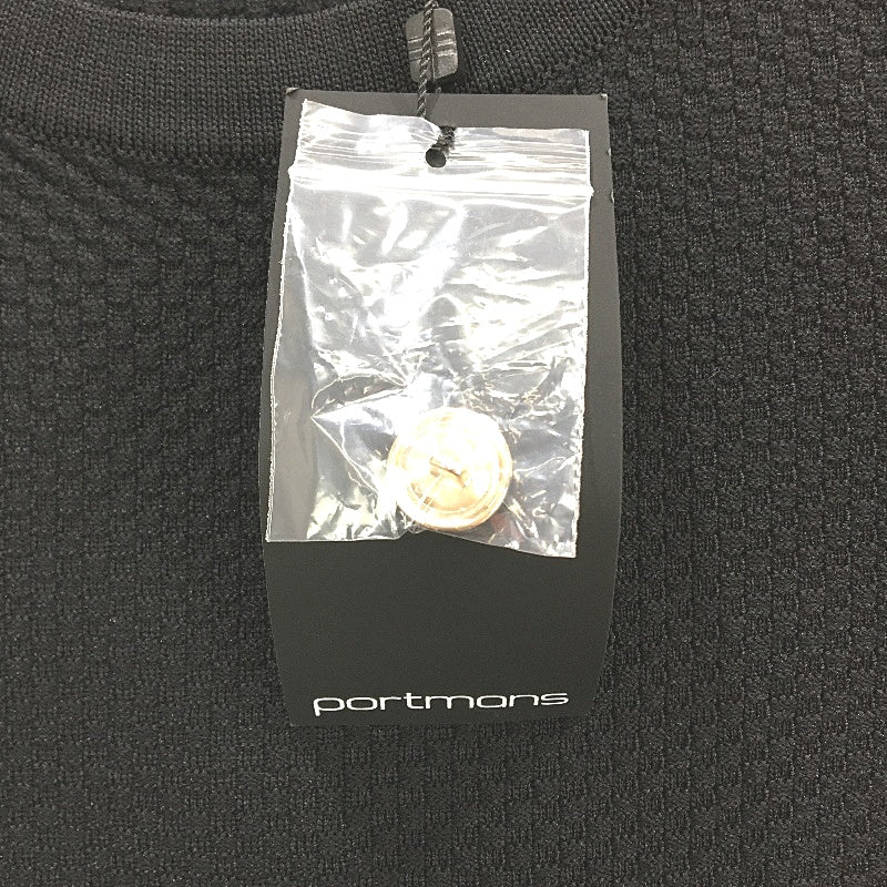 Portmans Liz Box Pleat Milano Knit Black Mini Dress Ladies Size Medium NEW