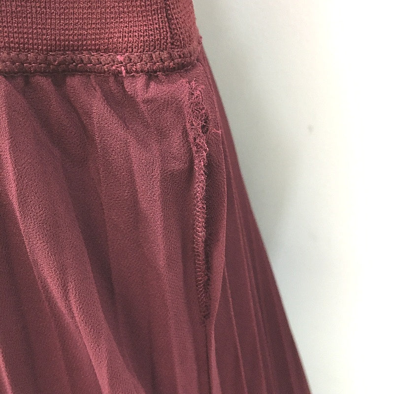 Portmans Anita Pleated Shortsleeve Shiraz Red Midi Dress Ladies Size AU 10 NEW