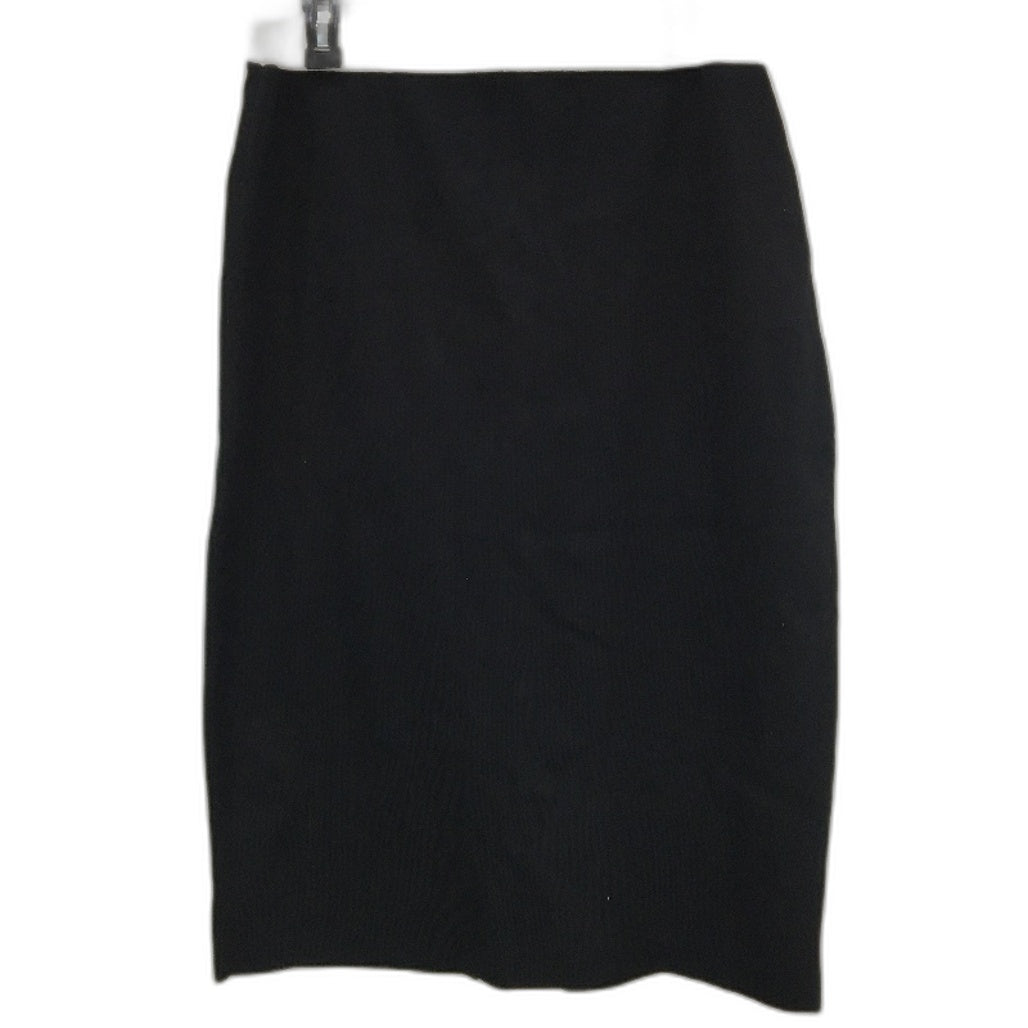 Portmans Sandy Tipped Gold Button Black Cream Midi Skirt Ladies Size AU 2XL NEW