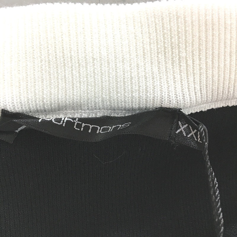 Portmans Sandy Tipped Gold Button Black Cream Midi Skirt Ladies Size AU 2XL NEW