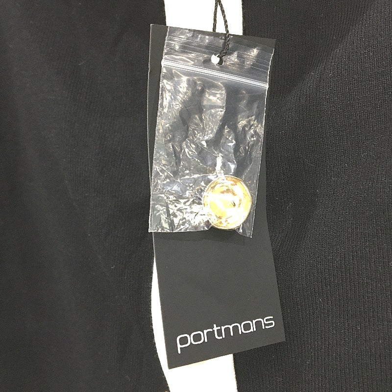 Portmans Sandy Tipped Gold Button Black Cream Midi Skirt Ladies Size AU 2XL NEW