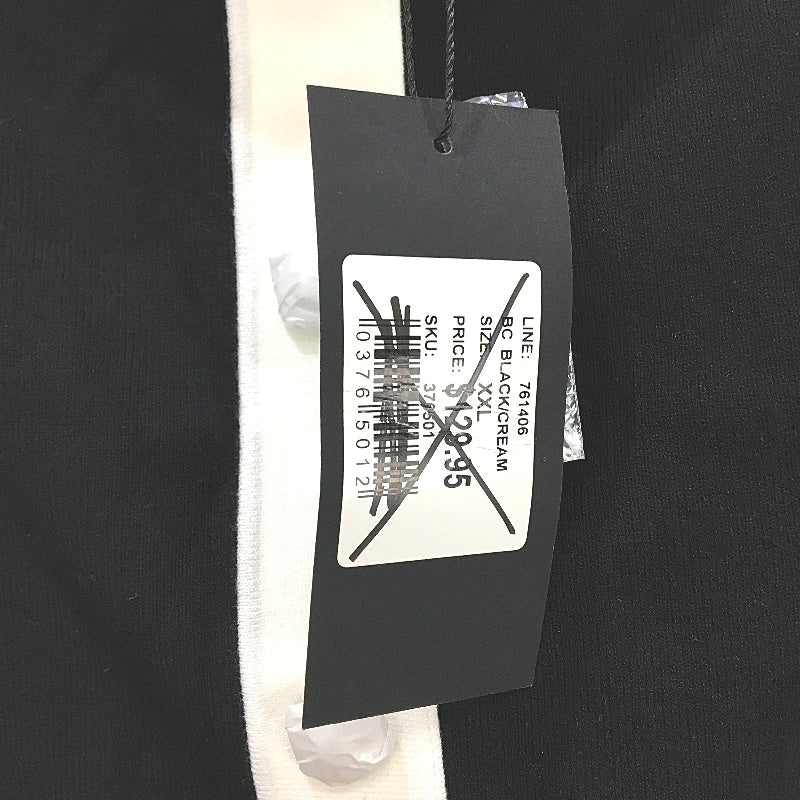 Portmans Sandy Tipped Gold Button Black Cream Midi Skirt Ladies Size AU 2XL NEW