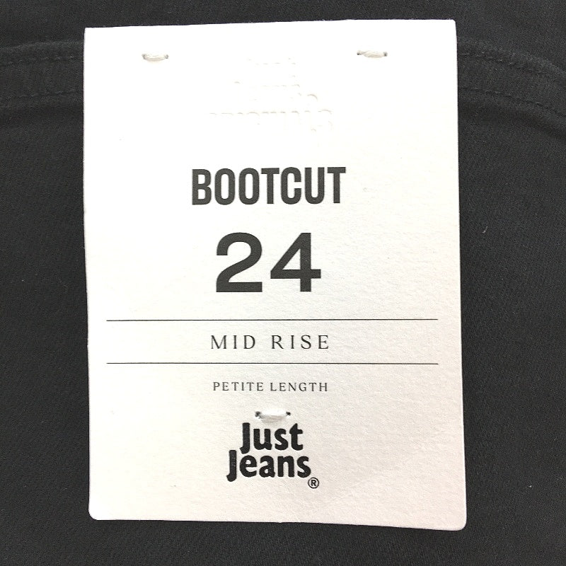 Just Jeans Curve Originals Petite Midrise Bootcut Black Jeans Ladies Size 24 NEW