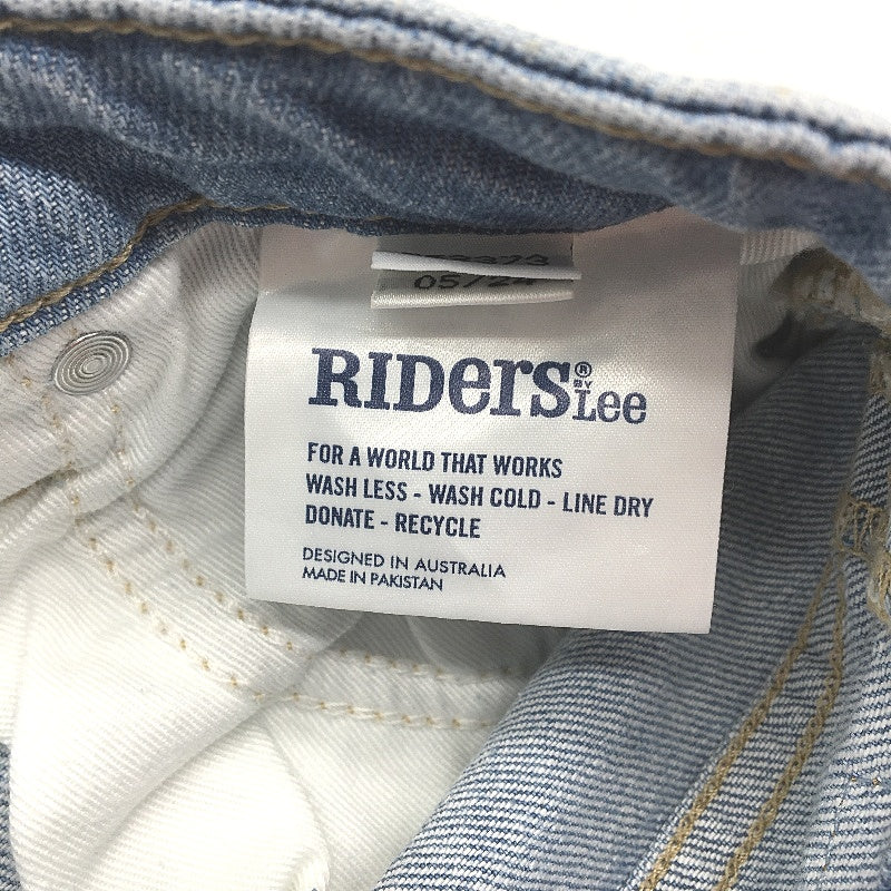 Riders by Lee Hi Moms High Rise Straight Slim Indigo Jeans Ladies Size R9 NEW