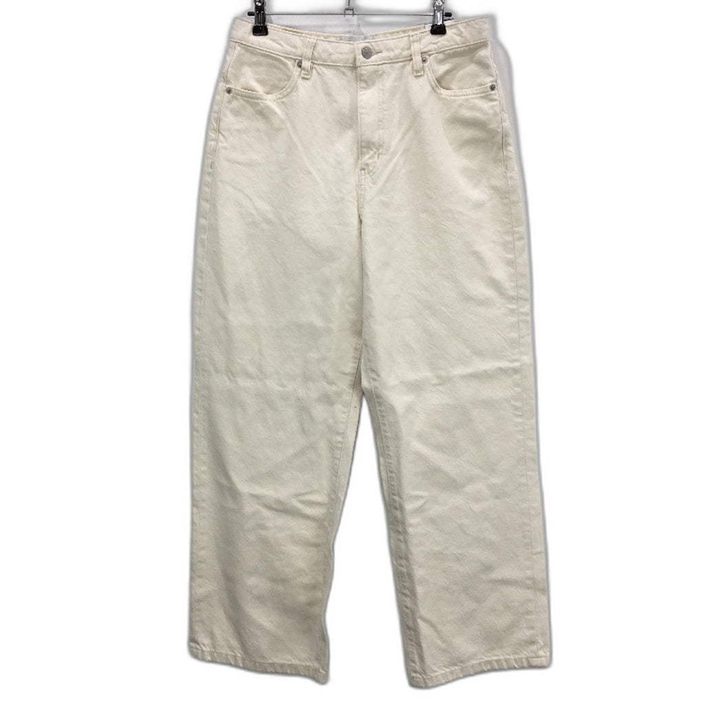 Riders by Lee Hi Wide Leg High Rise Bright Ecru Jeans Ladies Size R12 NEW