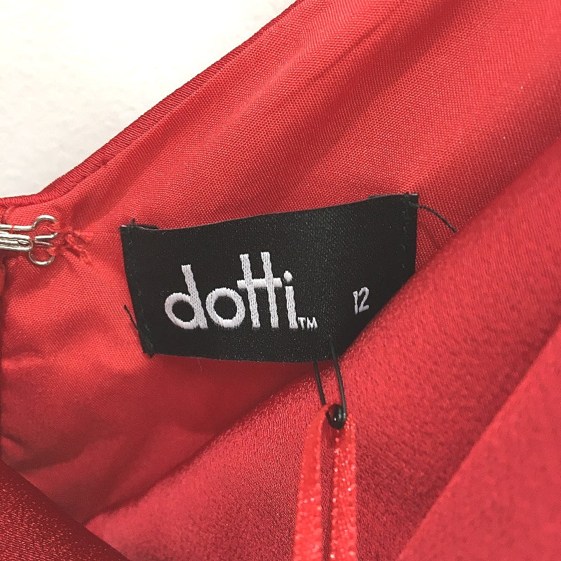 Dotti Limited Edition Rio Red Adjustable Cami Mini Dress Womens Size 12 NEW