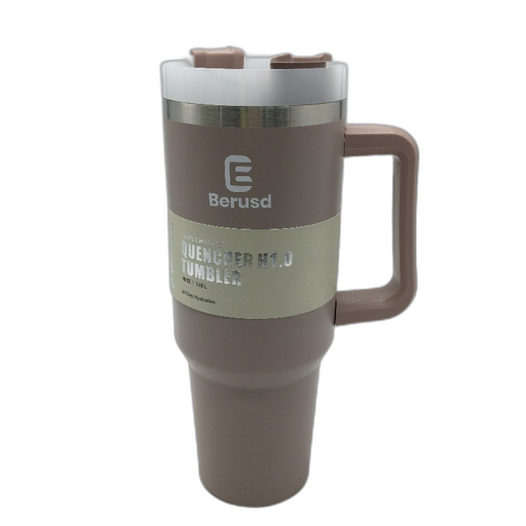 Berusd Frosty Pink The Quencher H1.0 Flowstate Insulated Straw Tumbler 1.18L NEW