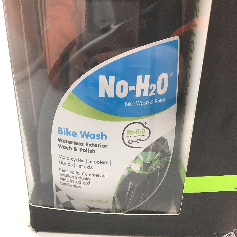 No-H2O Eco Friendly Dry Cleaning For Cars Motorcycle Bike Wash In A Box Kit NEW