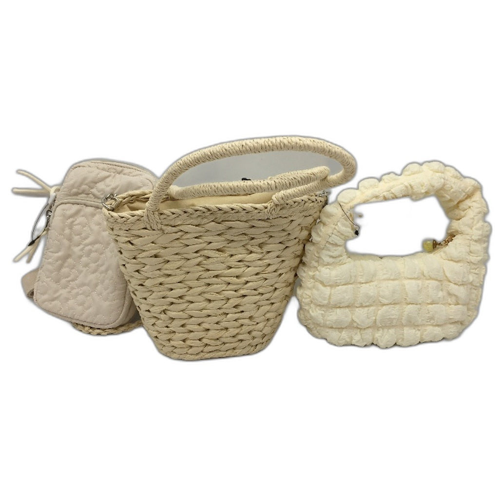 Target Cute 6 Piece Mixed Styles Cream Toned Mini Hand Bag Kids Adults Pack NEW