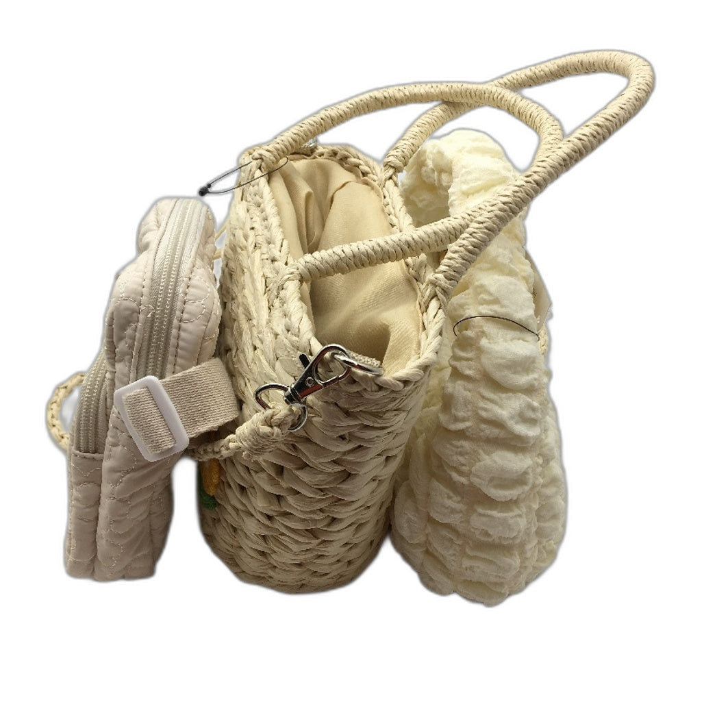 Target Cute 6 Piece Mixed Styles Cream Toned Mini Hand Bag Kids Adults Pack NEW