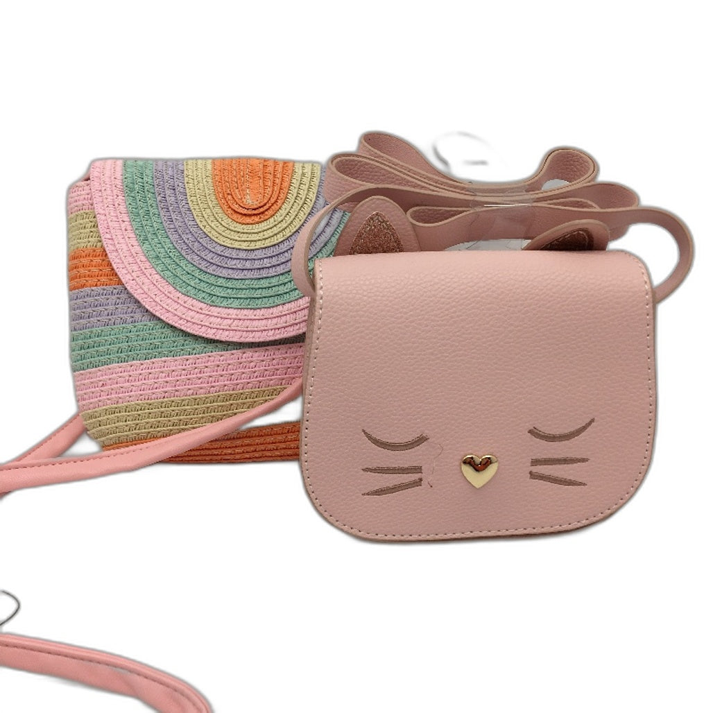 Target Cute 7 Piece Mixed Pink Toned Mini Hand Bag Purse Kids Adults Pack NEW