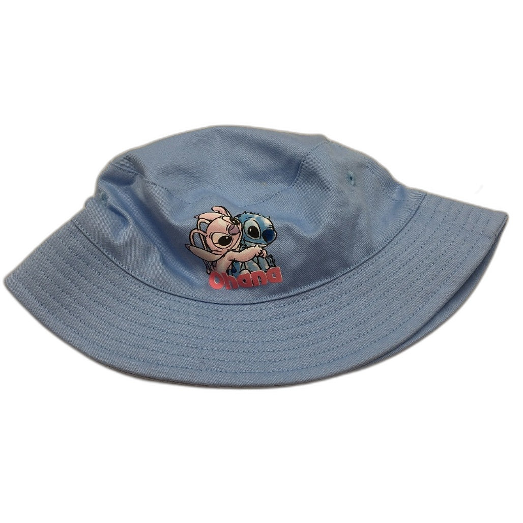 Disney Lilo & Stitch Bag & Bucket Hat Kids 4-6Yrs Cap Size 4 Piece Pack NEW