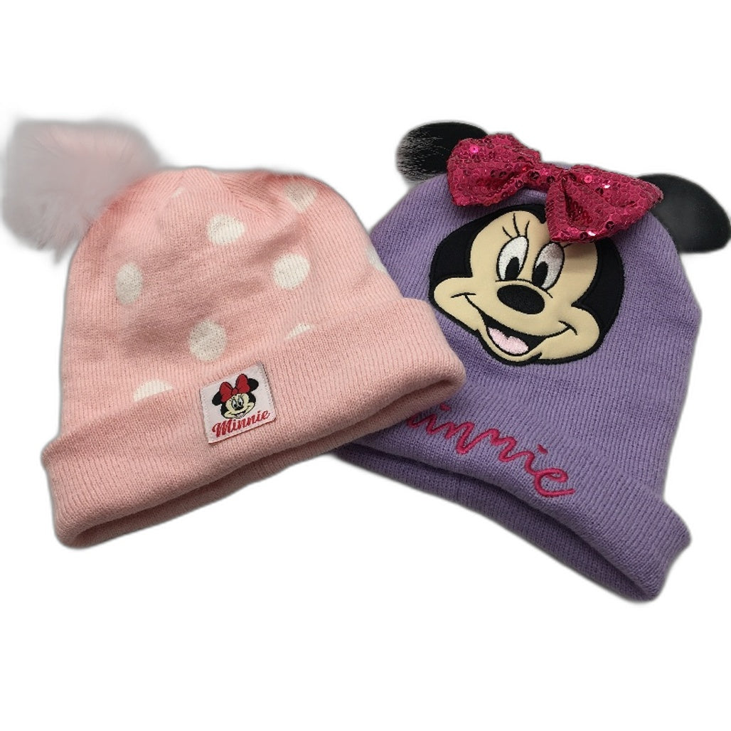 Target Disney Minnie Mouse 5 Piece Bag Glasses Hats Kids Pack Size 4-6Yrs NEW