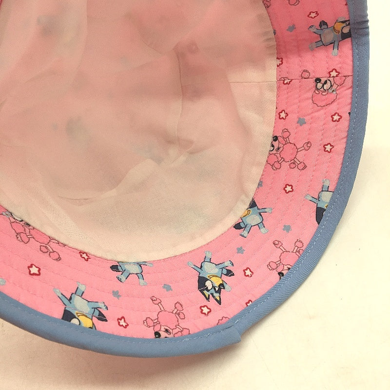 Design Works Bluey & Friends Backpack & Pink Bucket Hat Set Size 4-6Years NEW