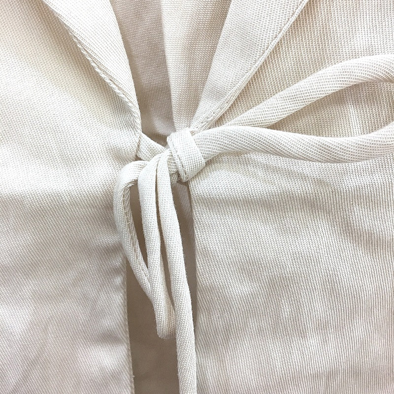 Dotti Holly Tie Front Cream Open Shirt Shortsleeve Top Ladies Size AU 14 NEW