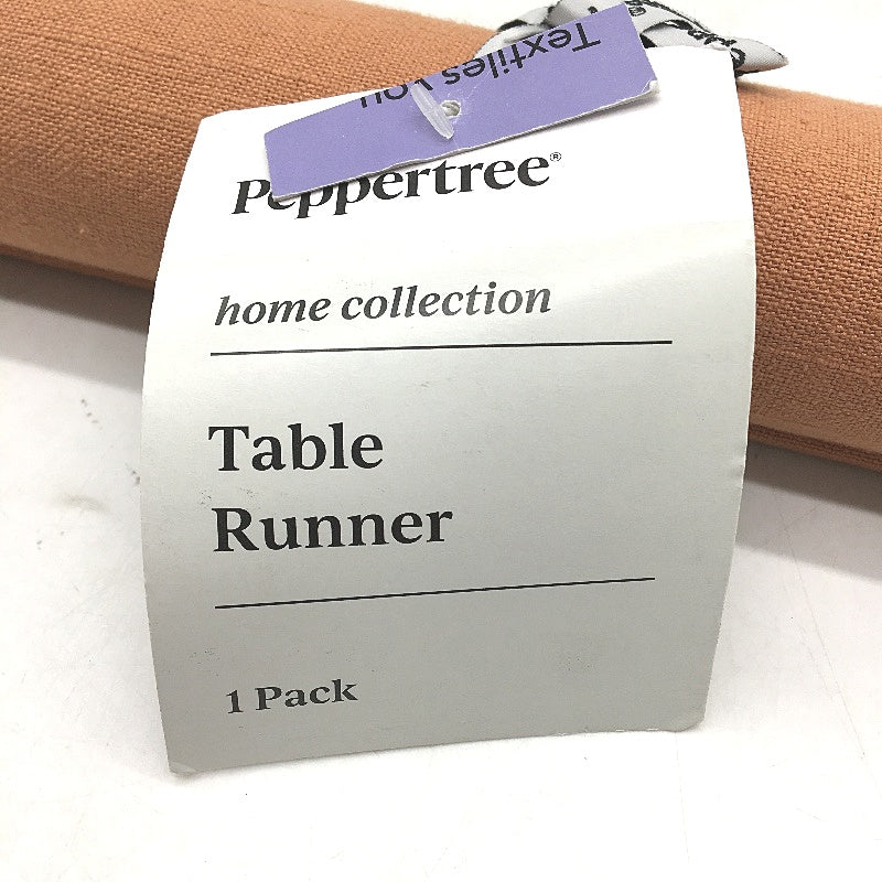 Peppertree 5pc Toasted Nut 2 Pair Placemats and Table Runner Napery Set NEW