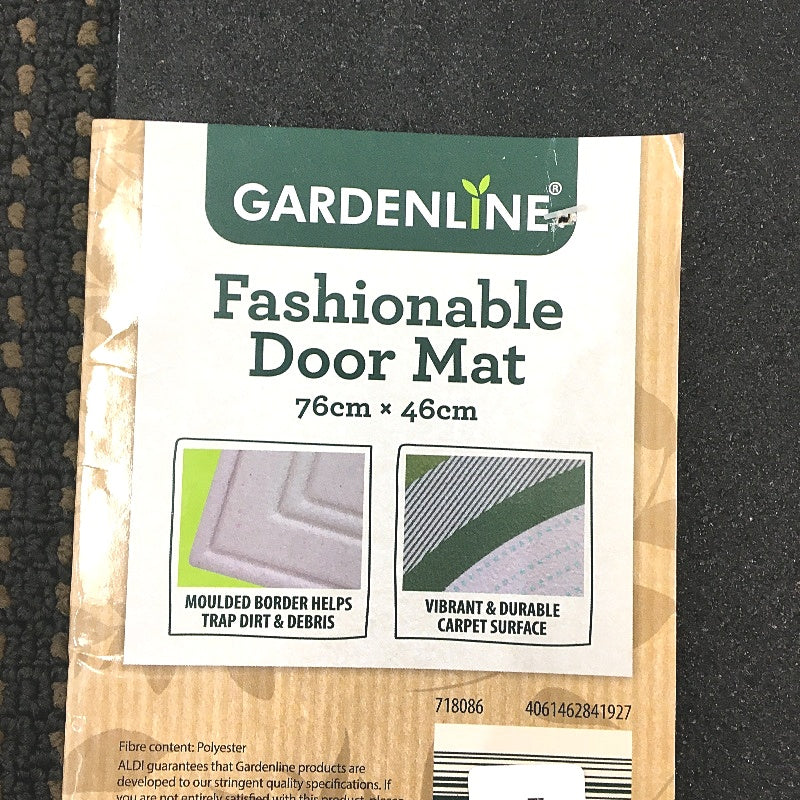 GardenLine Fashionable Welcome Pink Printed Door Mat 76cm x 46cm NEW