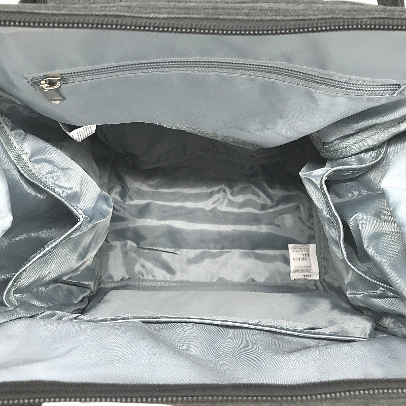 KeaBabies Canvas Waterproof Travel Nappy Bag with Changing Pad in Black NEW